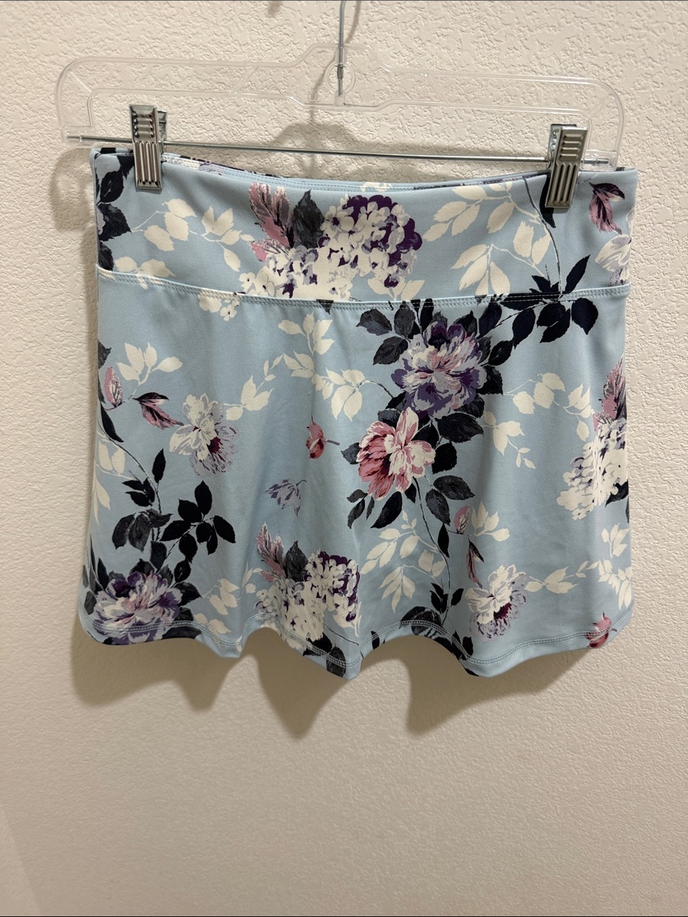 Laura Ashley Light Blue Floral Skirt